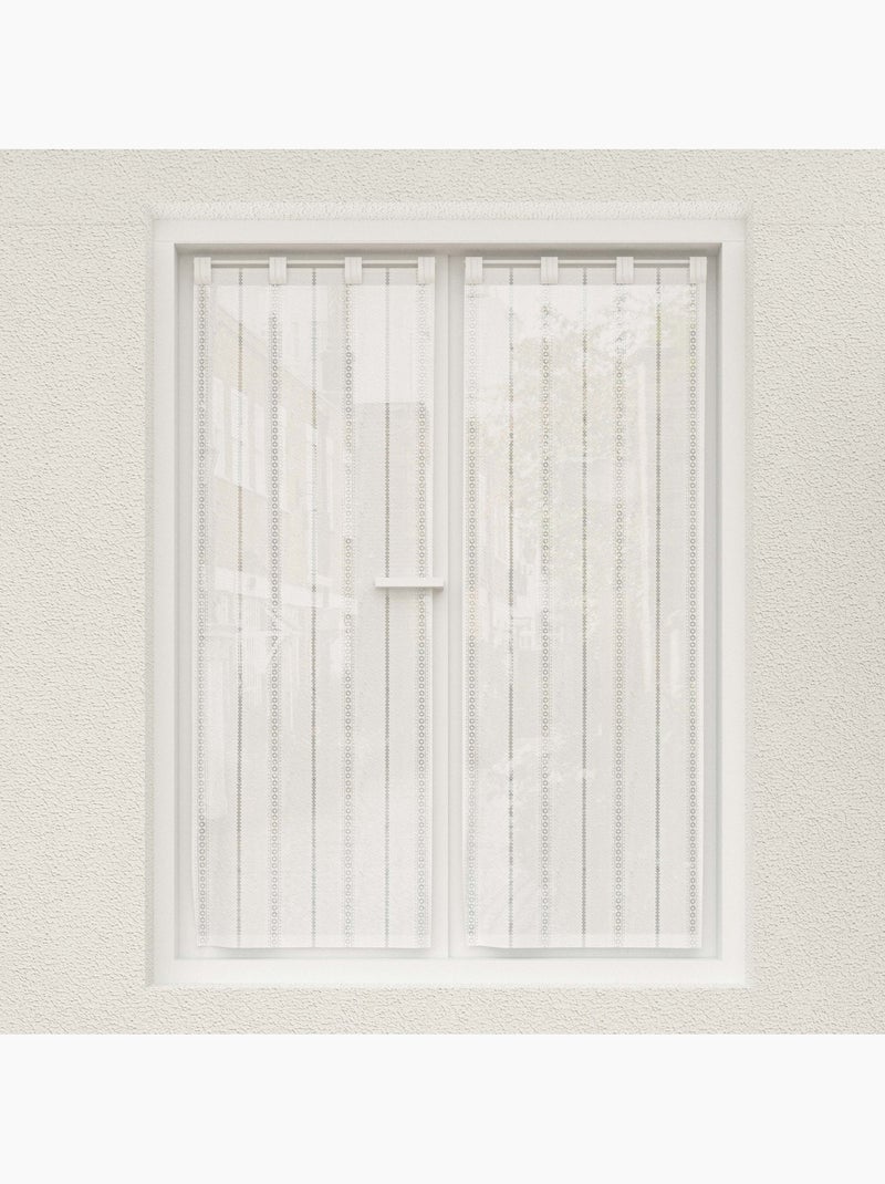 Paire de brise bise CHARLOTTE, par Soleil d'Ocre Blanc - Kiabi