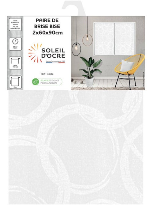 Paire de brise bise CIRCLE, par Soleil d'Ocre - Kiabi