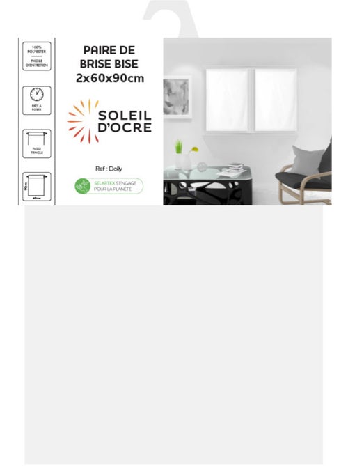 Paire de brise bise DOLLY, par Soleil d'ocre - Kiabi