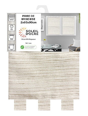 Paire de brise bise LINA, par Soleil d'ocre