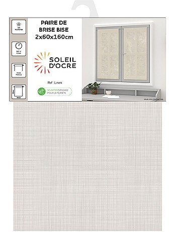 Paire de brise bise LINEN, par Soleil d'Ocre