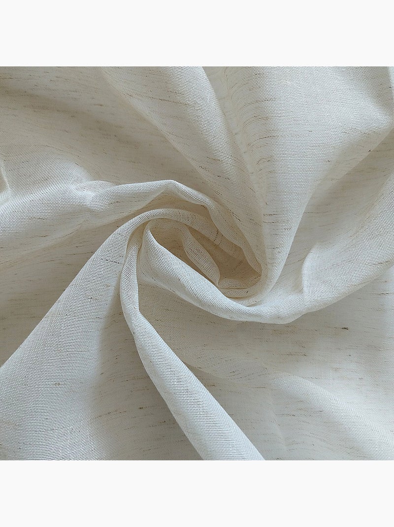 Paire de brise bise LINEN, par Soleil d'Ocre Beige - Kiabi