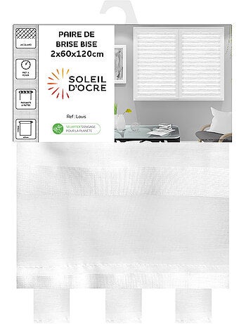 Paire de brise bise LOUIS, par Soleil d'Ocre