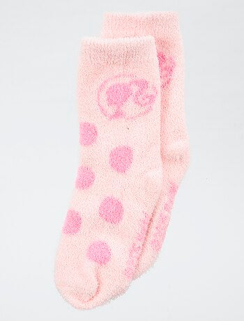 Paire de chaussette 'Barbie' en coton