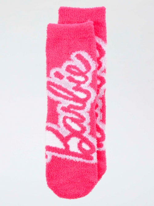 Paire de chaussette 'Barbie' en coton - Kiabi