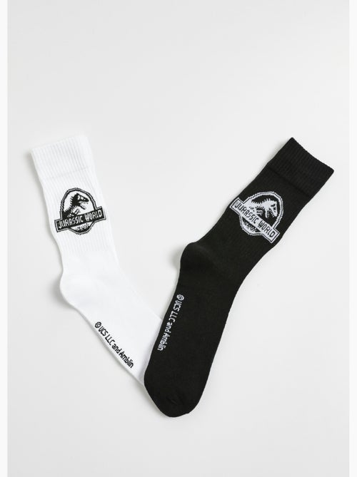 Paire de chaussettes à côtes, Jurassic World - AFIBEL - Kiabi