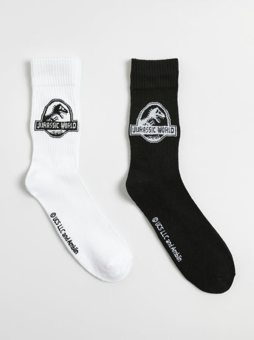 Paire de chaussettes à côtes, Jurassic World - AFIBEL - Kiabi