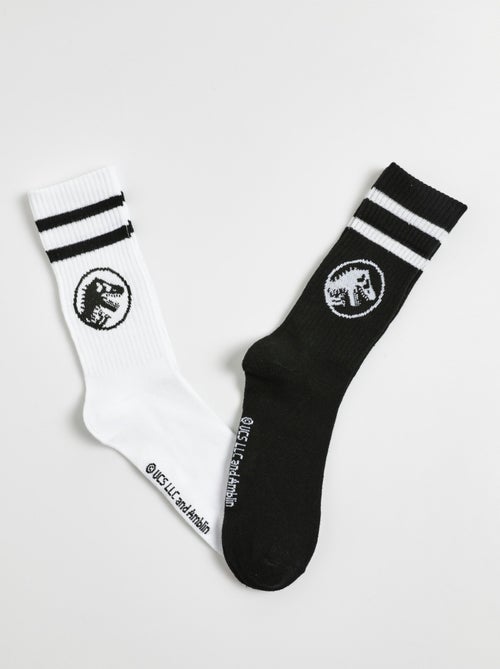 Paire de chaussettes à côtes, Jurassic World - AFIBEL - Kiabi