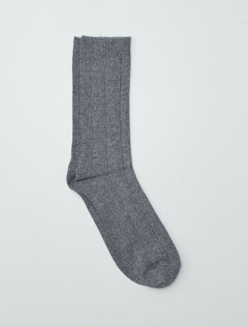 Paire de chaussettes chaude - Kiabi