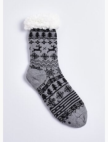 Paire de chaussettes chaudes en sherpa - afibel