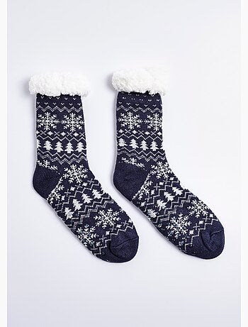 Paire de chaussettes chaudes en sherpa