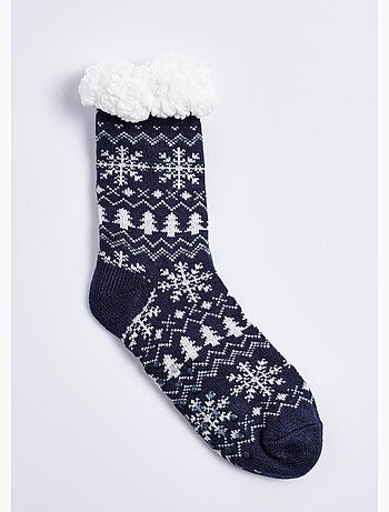 Paire de chaussettes chaudes en sherpa