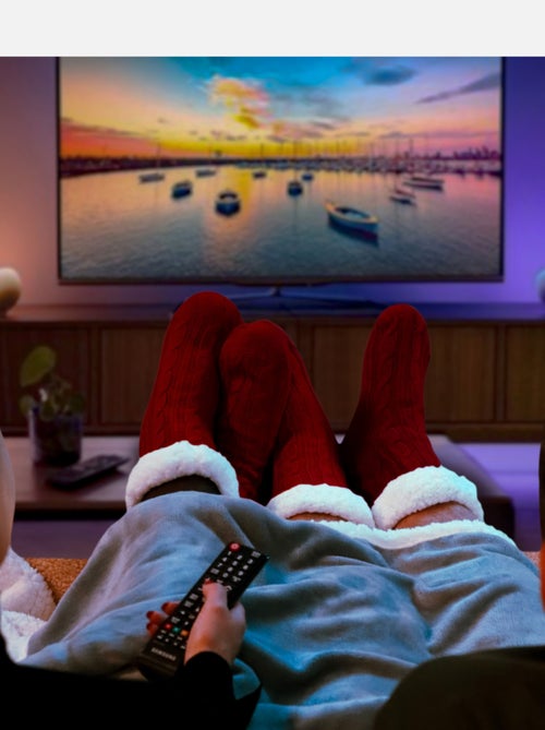 Paire de chaussettes, chaussons polaires mixtes - Taille 35-39 - Vivezen - Kiabi