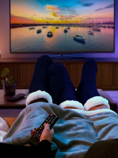 Paire de chaussettes, chaussons polaires mixtes - Taille 40-45 - Vivezen - Kiabi