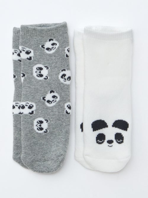 Paire de chaussettes fantaisie anti-dérapantes - Kiabi Paire de chaussettes fantaisie anti-dérapantes - Kiabi