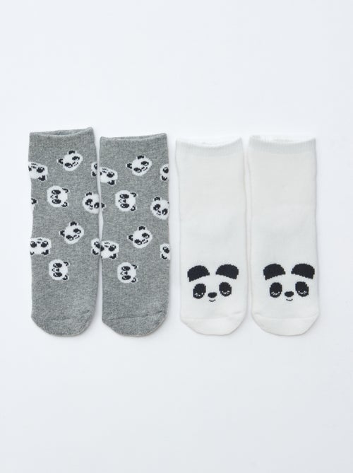 Paire de chaussettes fantaisie anti-dérapantes - Kiabi Paire de chaussettes fantaisie anti-dérapantes - Kiabi