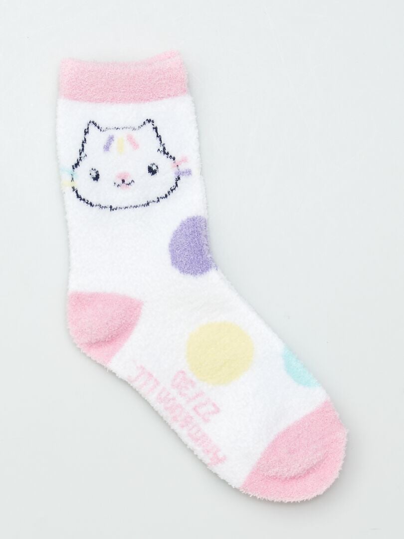 Paire de chaussettes 'Gabby et la maison magique' Blanc - Kiabi