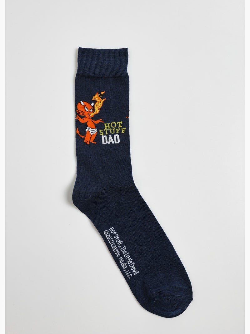 Paire de chaussettes, licence Hot Stuff - AFIBEL Bleu - Kiabi