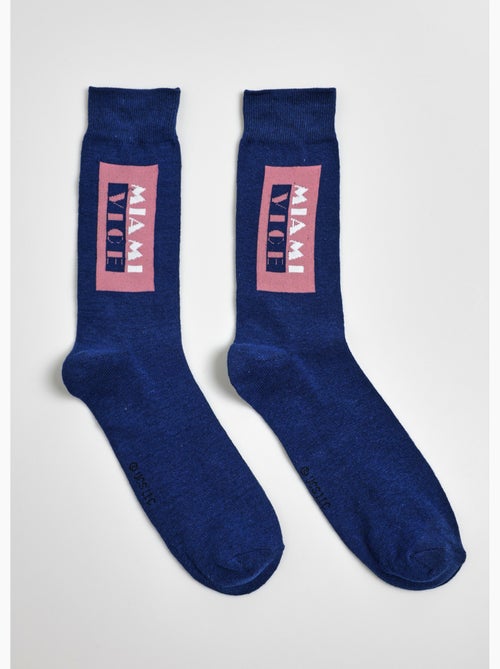 Paire de chaussettes licence Miami Vice - AFIBEL - Kiabi