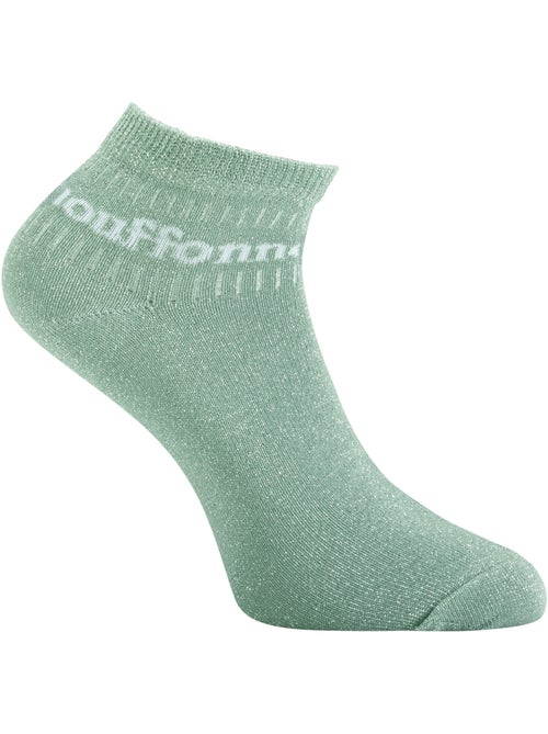 Paire de chaussettes mi-hautes lurex femme à paillettes Bouffonne Twinday - Kiabi