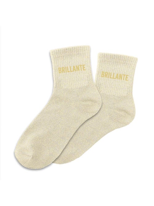 Paire de chaussettes pailletées Brillante - Kiabi
