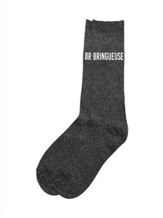 Paire de chaussettes pailletées bringueuse