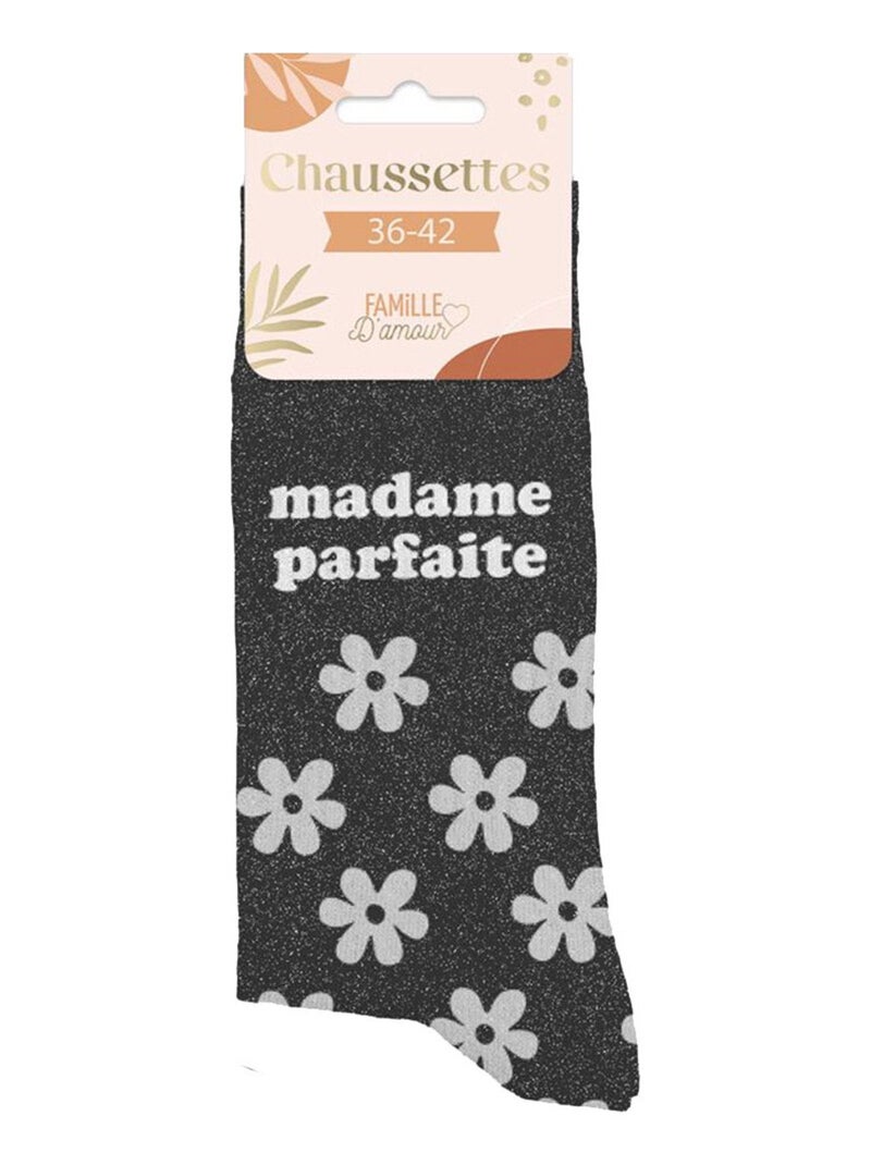 Paire de chaussettes pailletées madame parfaite Noir - Kiabi