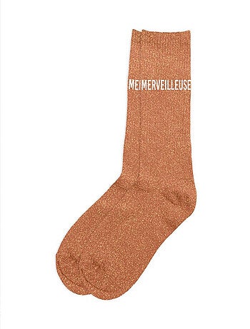 Paire de chaussettes pailletées Merveilleuse