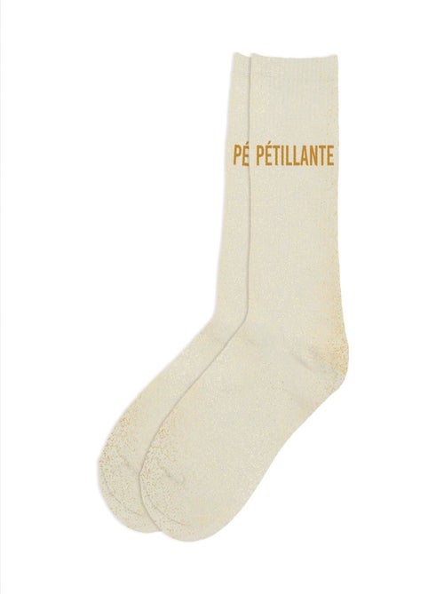 Paire de chaussettes pailletées pétillante - Kiabi