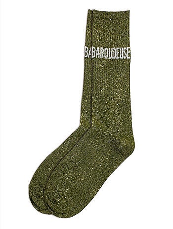 Paire de chaussettes paillettes baroudeuse