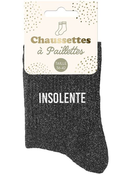Paire de chaussettes Paillettes insolente - Kiabi