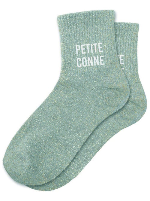 Paire de chaussettes paillettes petite conne - Kiabi