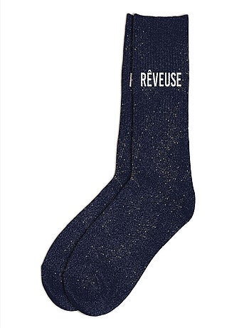 Paire de chaussettes paillettes Rêveuse