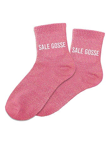 Paire de chaussettes paillettes Sale Gosse