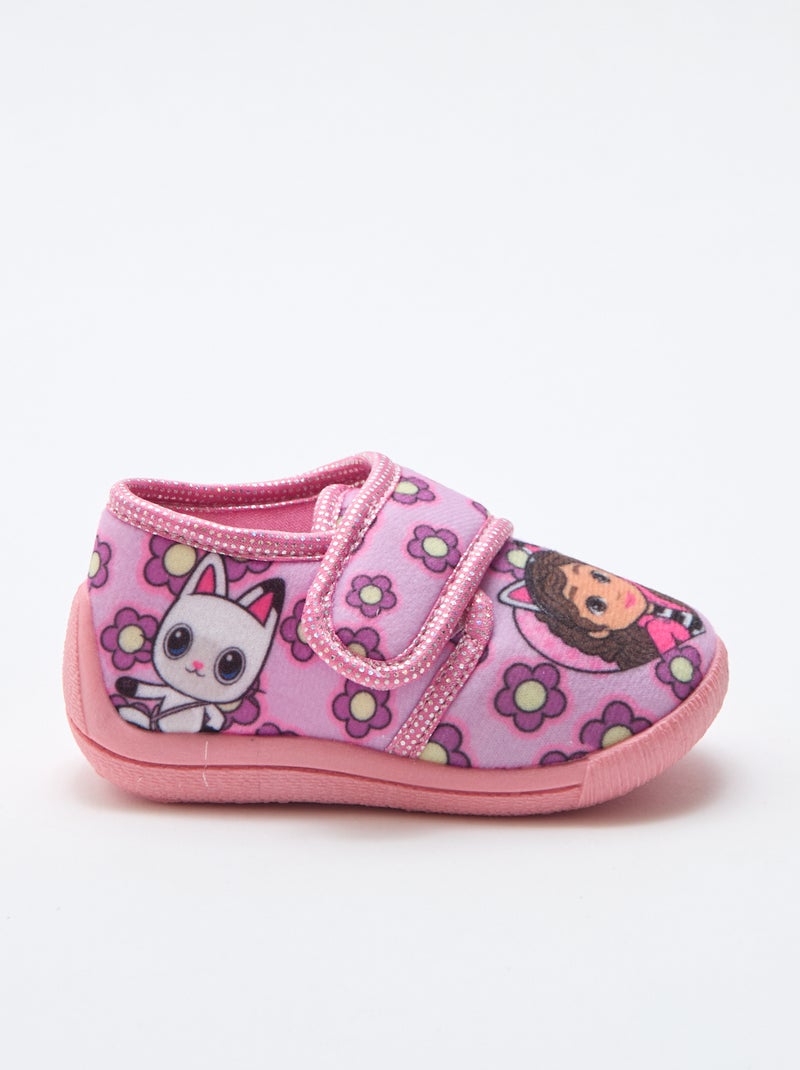 Paire de chausson à scratch 'Gabby's dollhouse' Rose - Kiabi