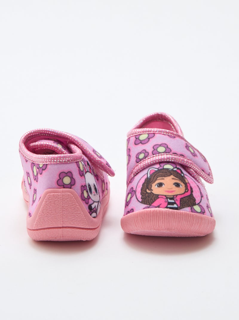 Paire de chausson à scratch 'Gabby's dollhouse' Rose - Kiabi