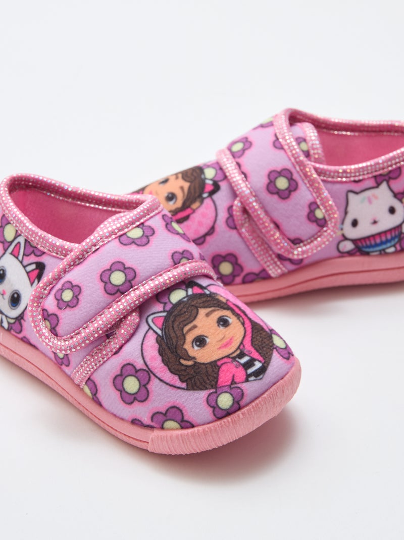Paire de chausson à scratch 'Gabby's dollhouse' Rose - Kiabi