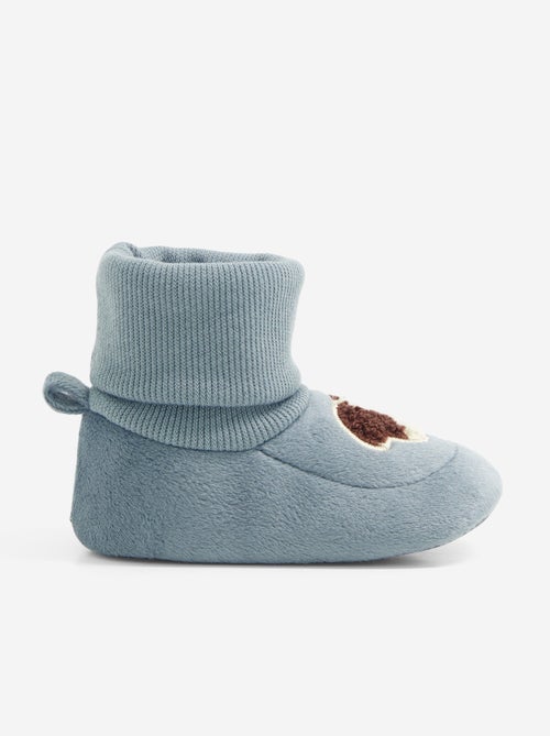 Paire de chaussons avec chaussette montante - Kiabi Paire de chaussons avec chaussette montante - Kiabi