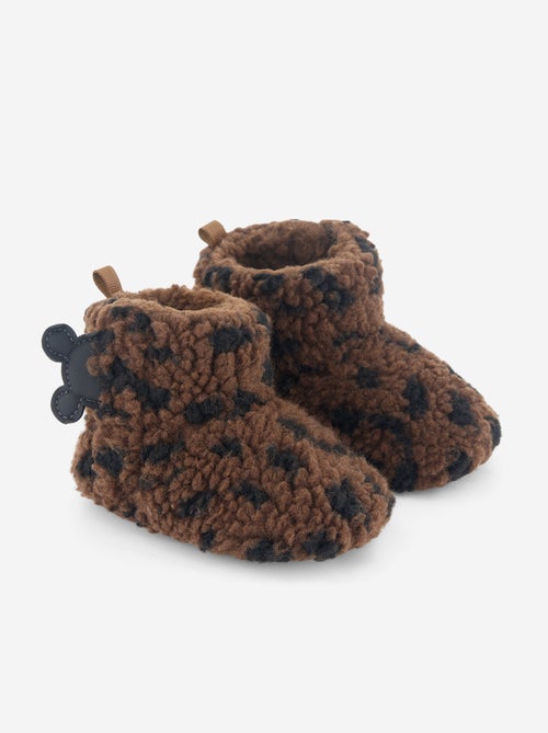 Paire de chaussons 'Disney' en matière moutonnée - Kiabi Paire de chaussons 'Disney' en matière moutonnée - Kiabi