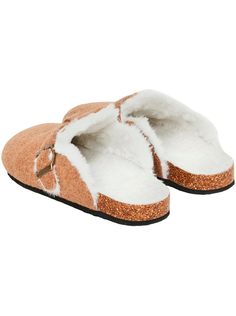 Paire de chaussons mule pc2 Marron - Kiabi