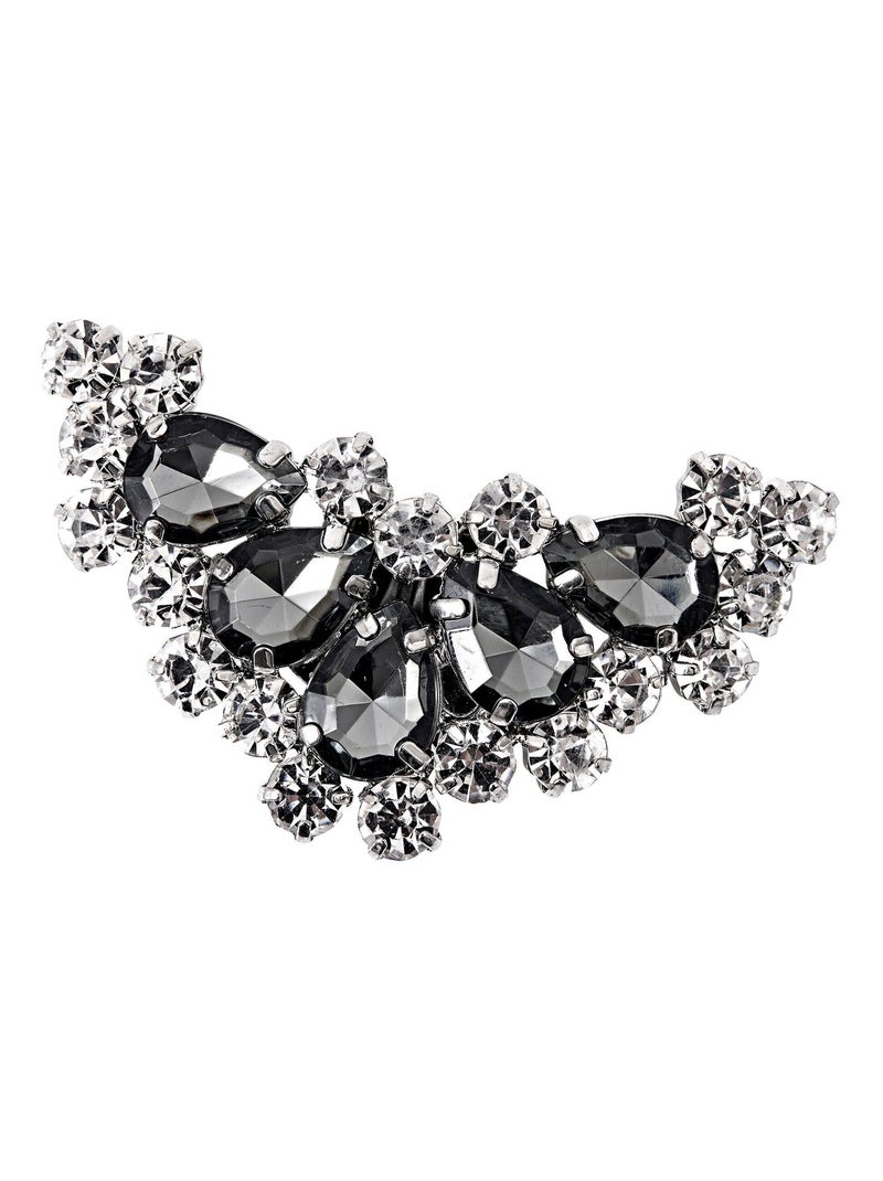 Paire de clips bijoux pour chaussures Gris - Kiabi