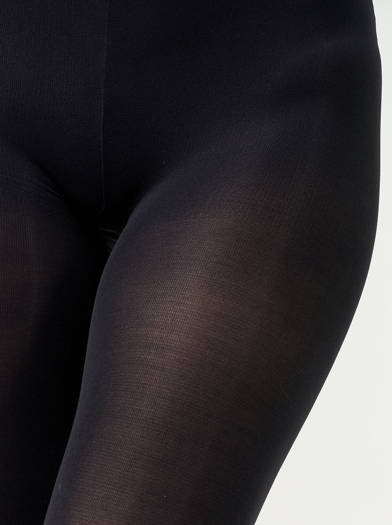 Paire de collants 120D Noir - Kiabi
