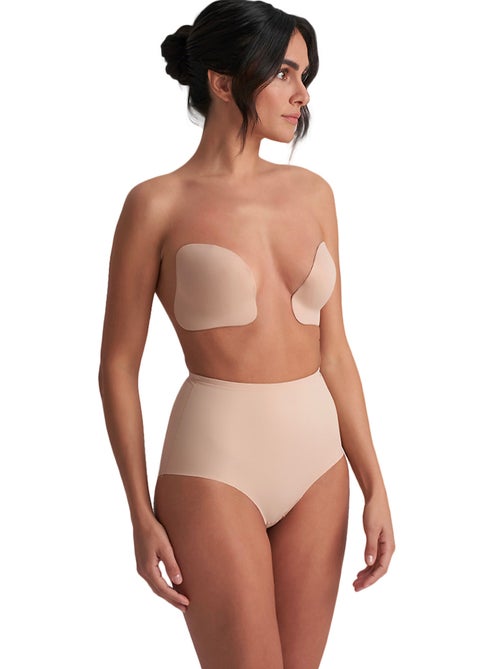 Paire de coques adhésives push-up en silicone - Kiabi