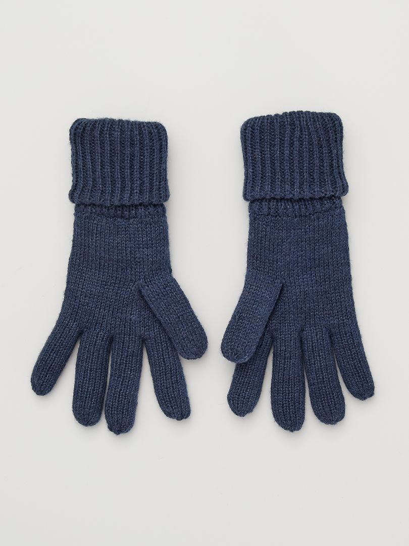 Paire de gants - BLEU - Kiabi - 6.00€