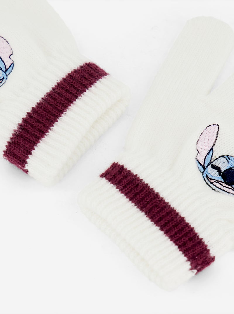 Paire de gants 'Disney' 'Stitch' Beige - Kiabi