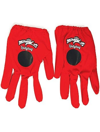 Paire de gants ladybug miraculous enfant 'rubies'