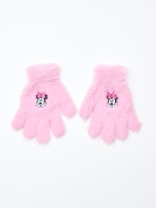 Paire de gants poilus 'Suncity' 'Disney' 'Minnie' - Kiabi