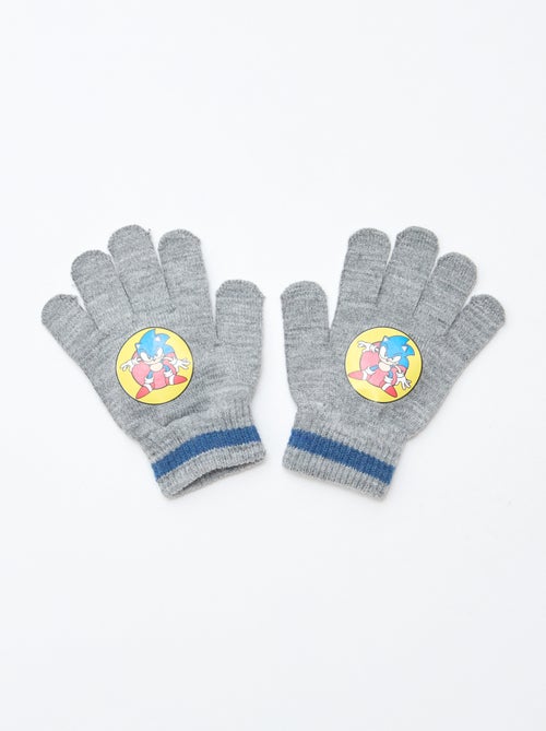 Paire de gants 'Sonic the hedgehog' - Kiabi