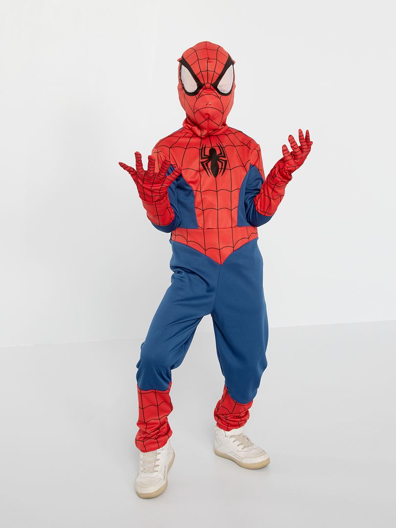 Paire de gants 'Spider-Man' rouge/noir - Kiabi