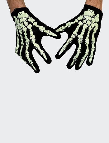 Paire de gants 'squelette' - Kiabi